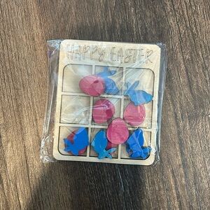 Easter themed Tic-Tac-Toe board